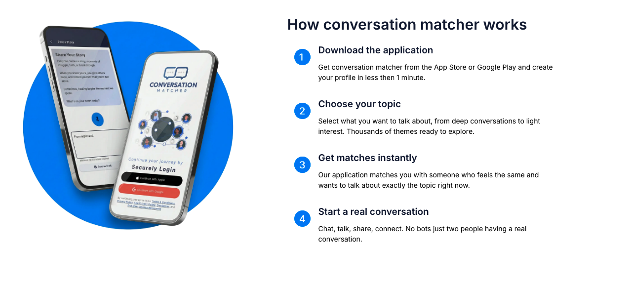 Conversation Matcher App